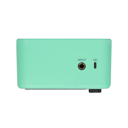 Amplificateur GCA5, 5W, HP 2.2", connexion Bluetooth, entrée Jack 6.35, fonctionne sur batterie, vert