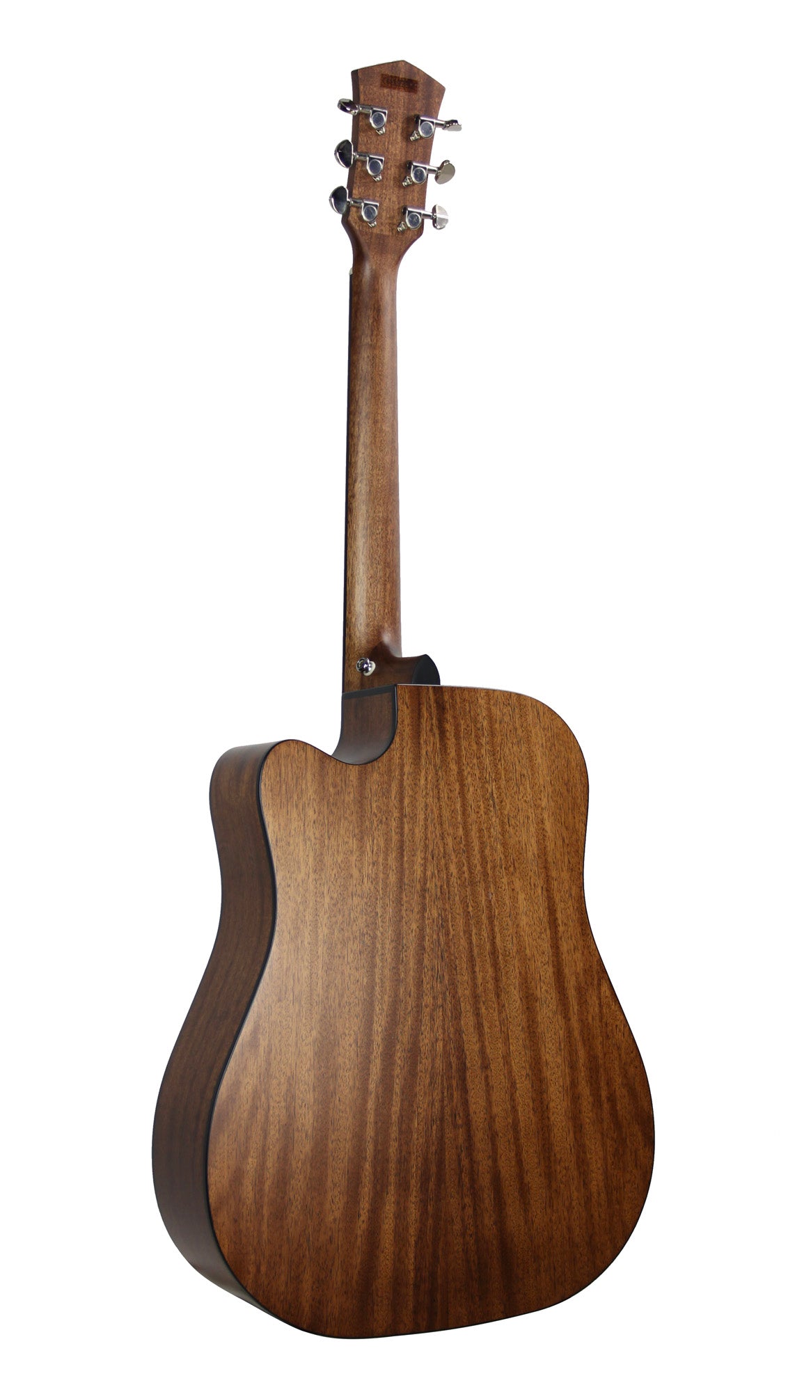 PURE-DCMF, forme Dreadnought pan coupé, table acajour massif, f/e acajou massif, EQ Fishman Sonitone, Naturel Satiné