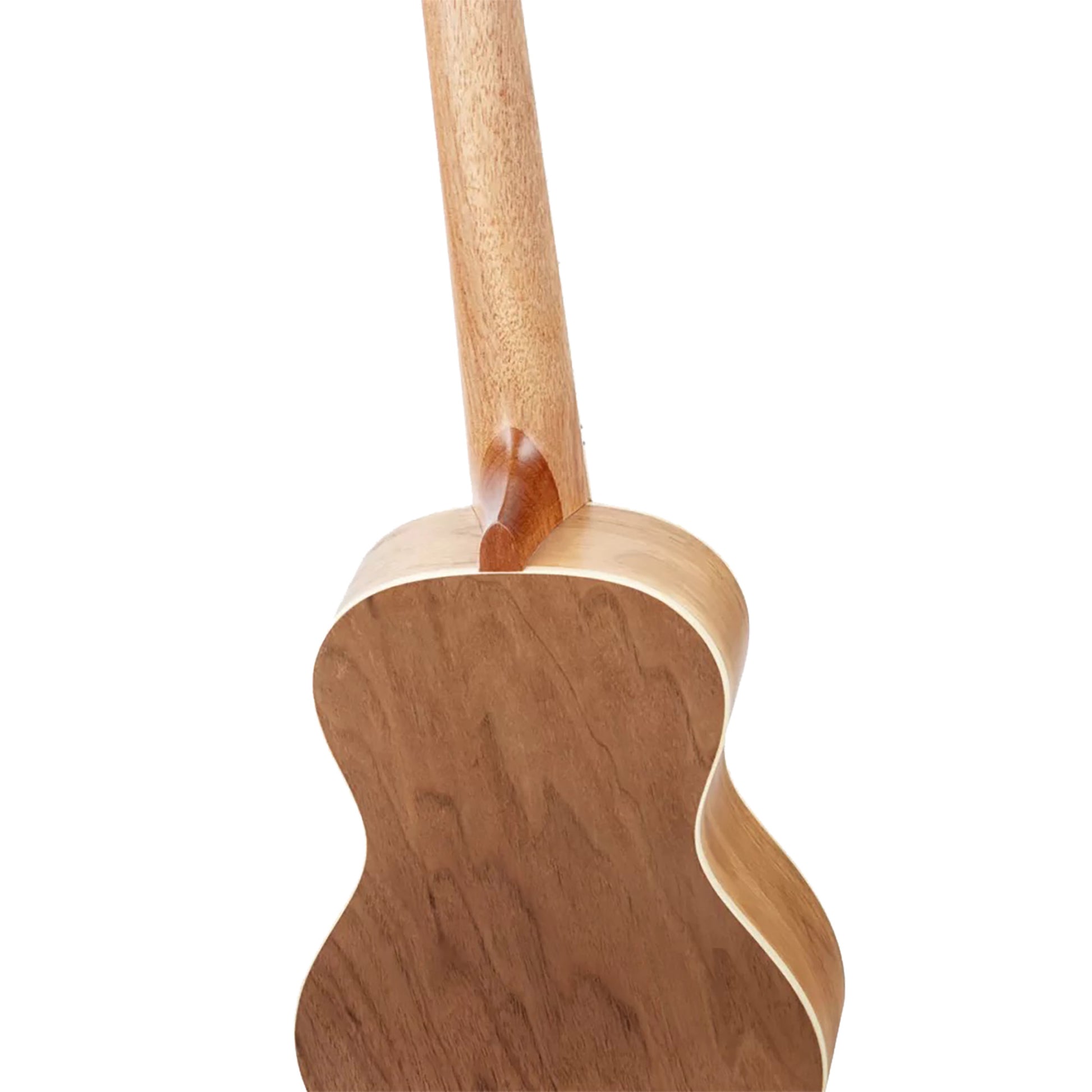 RUEL-MBK, modèle Concert, table épicéa, fond & éclisses catalpa, manche acajou, housse luxe, noir métallisé brillant