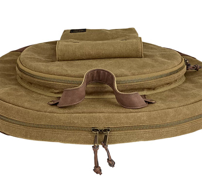 HOUSSE MEINL CYMBALES 22" TOILE CIREE VINTAGE KHAKI