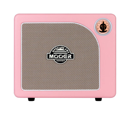 Ampli HORNET PINK, 15W, HP 6.5", 9 modélisations d'amplis haute-qualité, effets Modulation/Délai/Réverb, rose