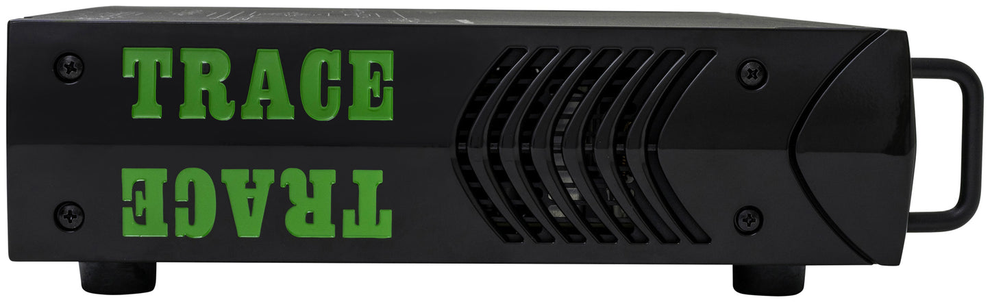 Tête amplifiée pour basse 1200W, EQ 4 bandes, compresseur 2 bandes, 2 sorties jack, sortie DI, sortie casque, finition noir