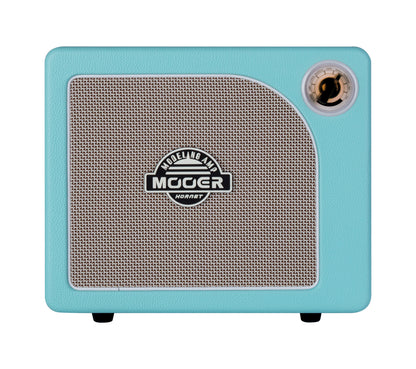Ampli HORNET BLUE, 15W, HP 6.5", 9 modélisations d'amplis haute-qualité, effets Modulation/Délai/Réverb, bleu