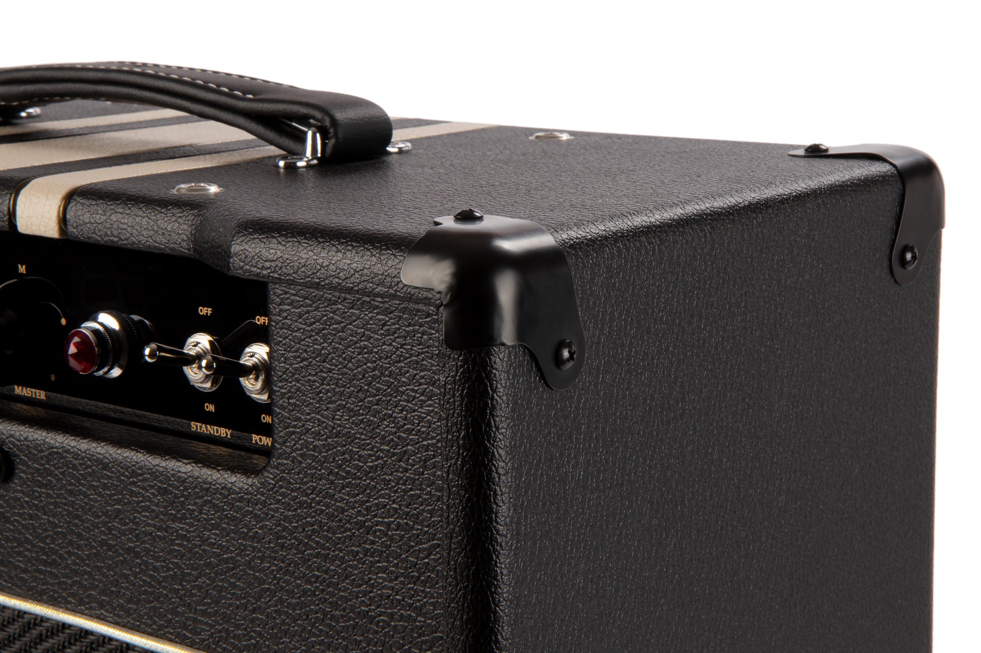 Ampli à lampes 15W, 1 x 12" Moollon G12-30M, préampli 3 x 12AX7, ampli 2 x EL84, boucle d'effet, poids: 17 kg, noir