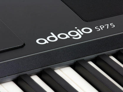 Piano numérique portable Adagio SP75BK | 88 notes, toucher lourd
