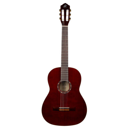 R131SN, modèle Slim Neck, table cèdre rouge massif, fond & éclisses acajou, manche acajou (sillet 48 mm), housse, bordeaux tr.