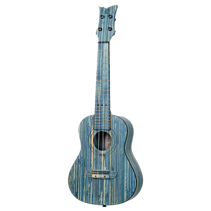 RUSWB-CC, modèle Concert, table bambou massif, fond et éclisses bambou massif, manche bambou, housse, stone washed satiné