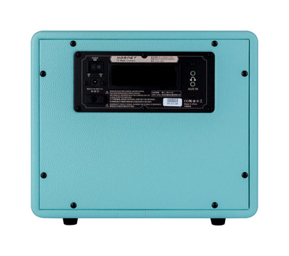 Ampli HORNET BLUE, 15W, HP 6.5", 9 modélisations d'amplis haute-qualité, effets Modulation/Délai/Réverb, bleu