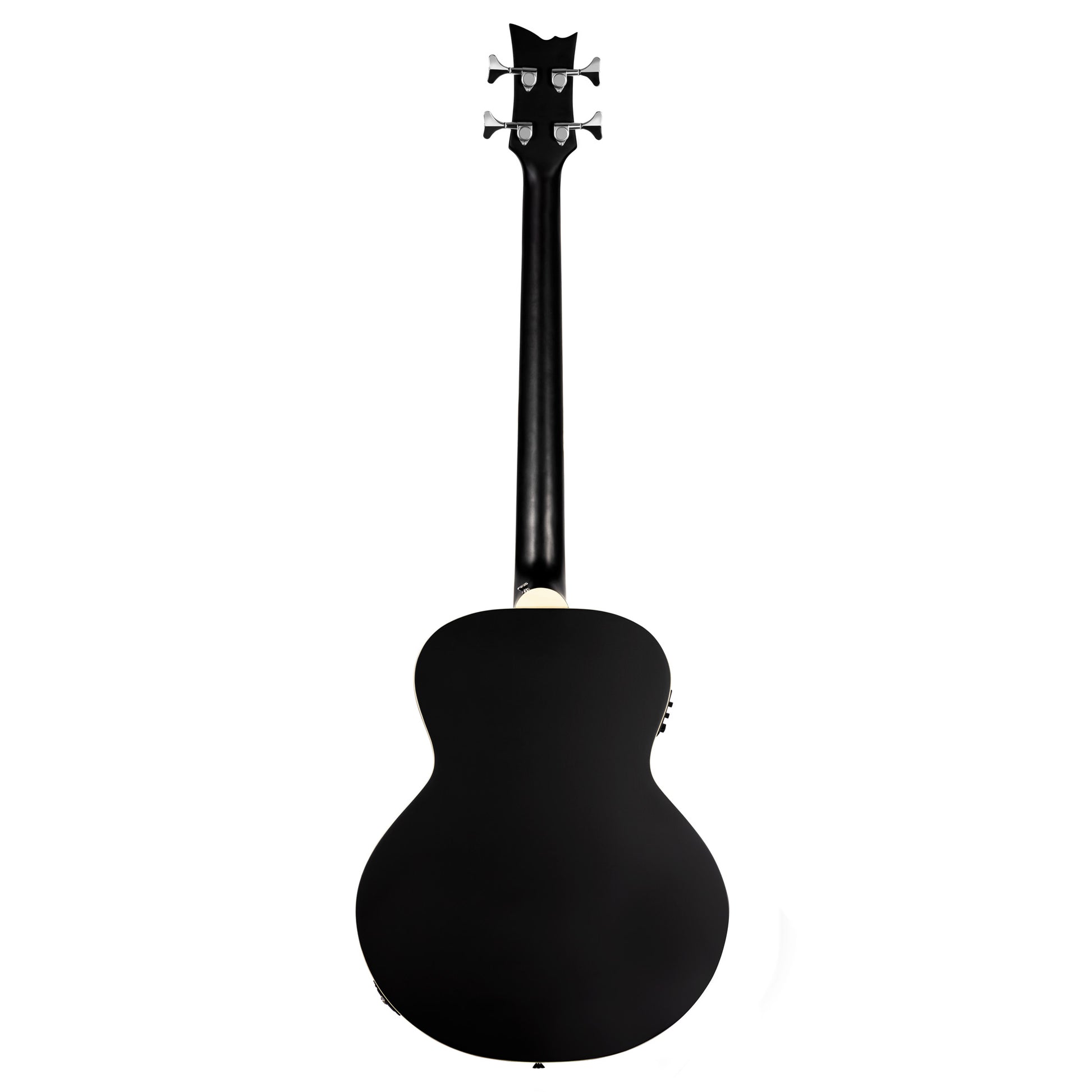 D7E-SBK-4, basse 4 cordes, EQ Ortega MagusPro/B, table épicéa, f/e acajou, manche acajou, noir satiné