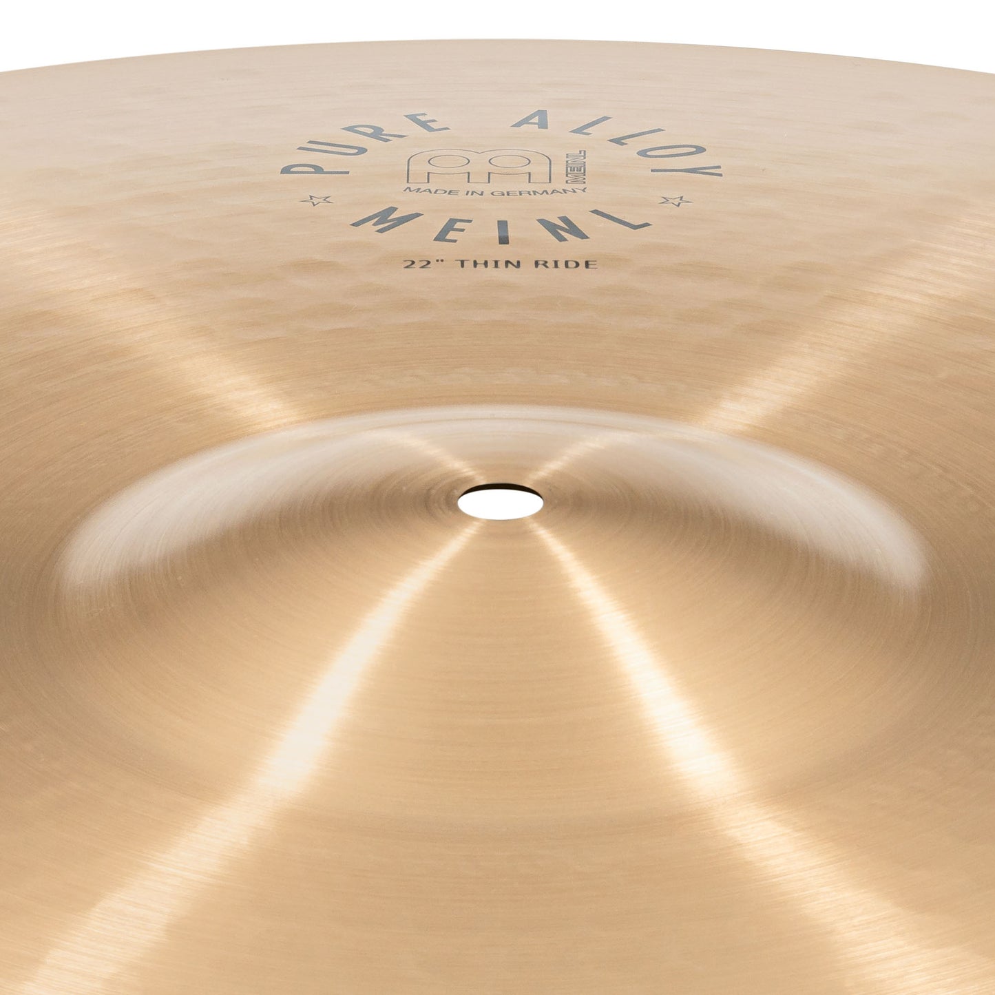 Thin Ride 22" Meinl Pure Alloy fini traditional martelé