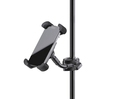Support de smartphone universel K&M 19755, fixation par serrage