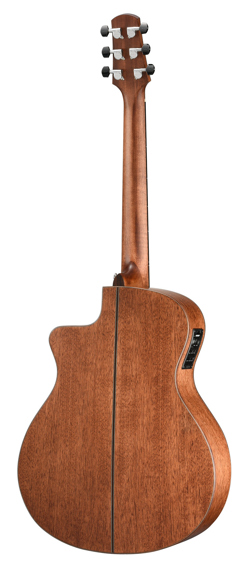 G2070RCEH, forme Grand Auditorium pan coupé, table cèdre massif, fond & éclisses acajou massif, EQ Presys Blend, naturel satiné