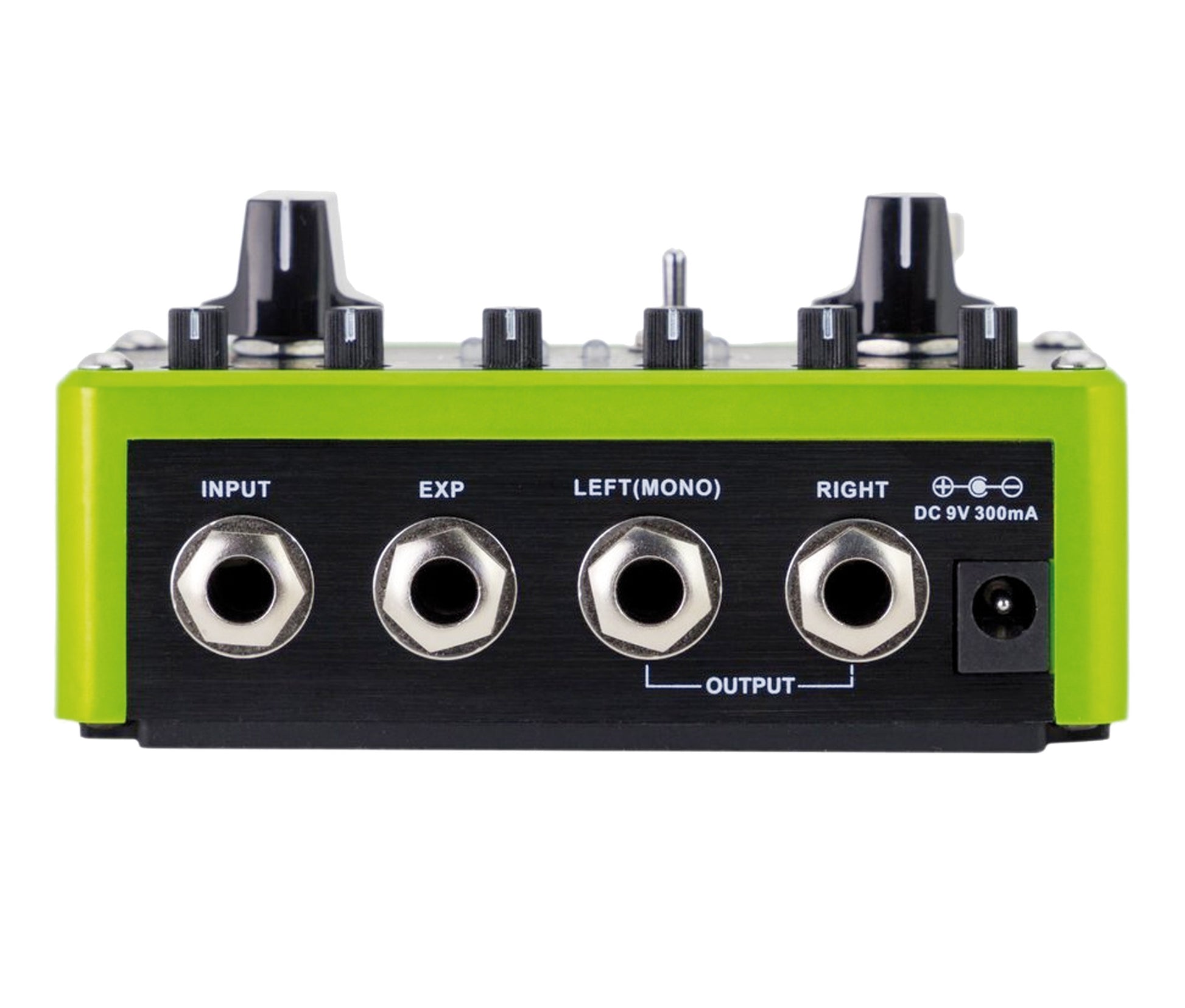 Pédale MOD FACTORY PRO, 2 modules de modulations indépendants (Modes A et B), 16 effets de modulations, vert