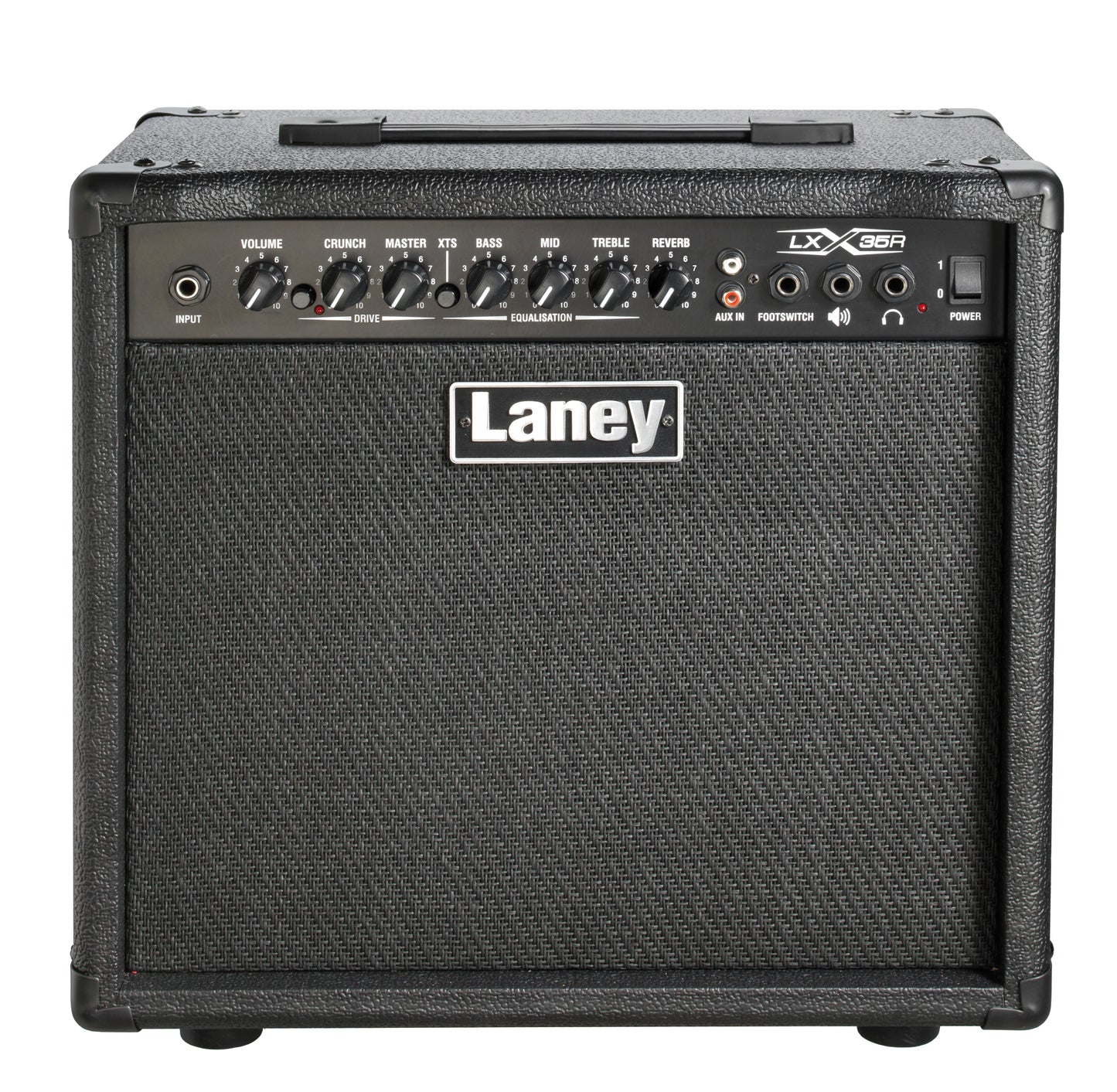 Ampli guitare électrique 35W, 1x HP 10", 2 canaux, EQ 3 bandes, réverb, 10 kg, noir