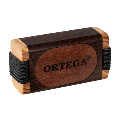 OFSW-L, shaker pour doigt bois Ortega, cassier, cèdre rouge et Tigerwood, taille large, bande élastique, finition naturelle