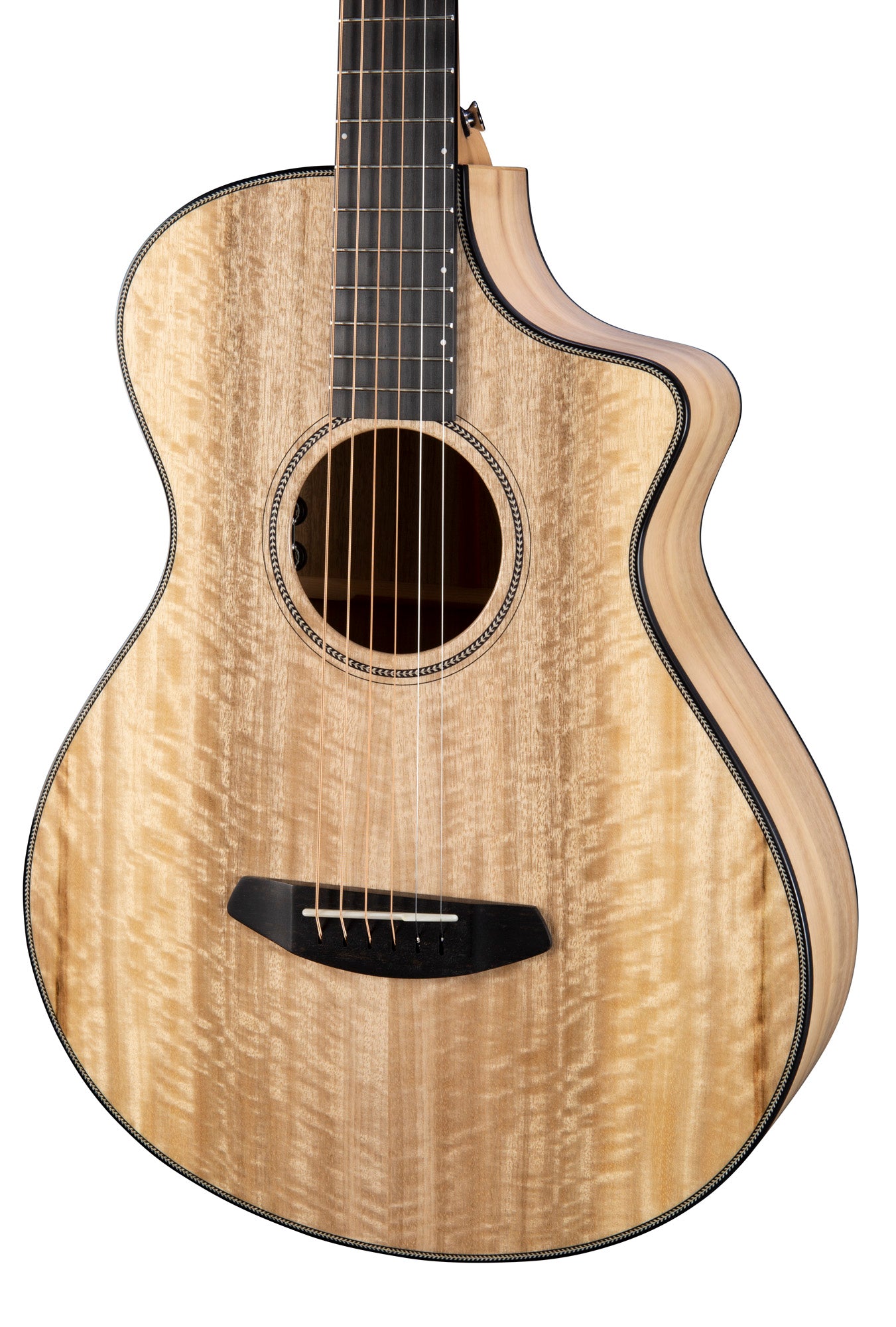 OREGON CONCERTINA CE, table myrtlewood massif, f/e myrtlewood massif, EQ LR Baggs EAS VTC, étui, naturel