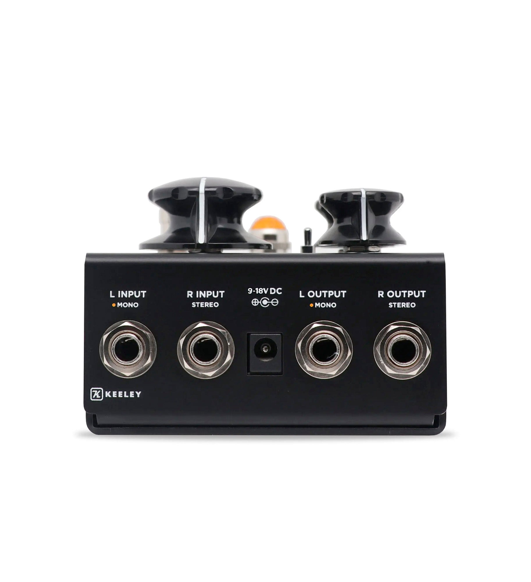 Pédale ROTARY, effet rotary stéréo, 3 courbes d'égalisation, switch Mid Boost, boîtier métal, noir