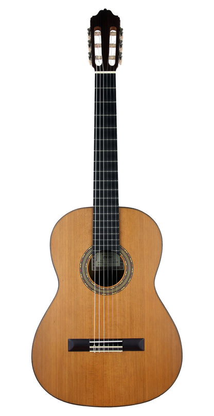 4STE, table cèdre massif, fond et éclisses ovangkol, touche palissandre, diapason 650 mm, naturel pores ouverts