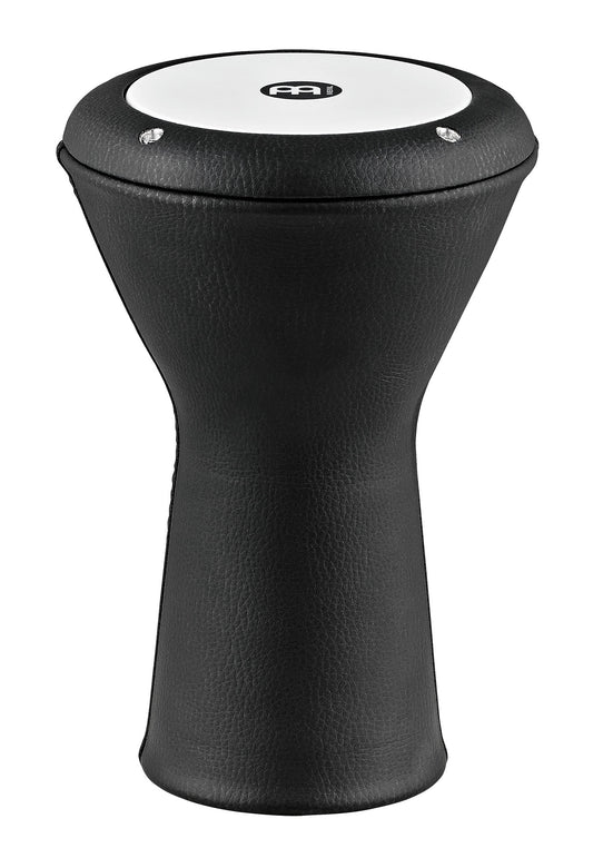 Doumbeck aluminium 15.2 x 30.5cm, peau synthétique, avec peau de rechange, housse de transport et clé d'accord inclus, noir