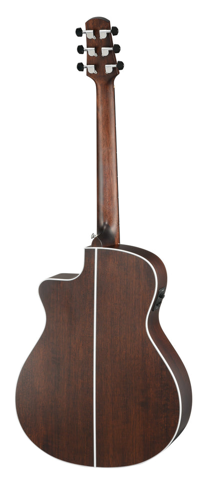 G803CEW, forme GA pan coupé, table cèdre massive, fond et éclisses ovangkol massifs, EQ Fishman Presys II, naturel satiné