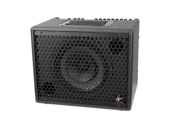 DA CAPO 75, 2 canaux, 75W, HP 8" double cône, EQ 3 bandes par canal, 2 entrées combinées XLR/Jack, effets numériques, noir