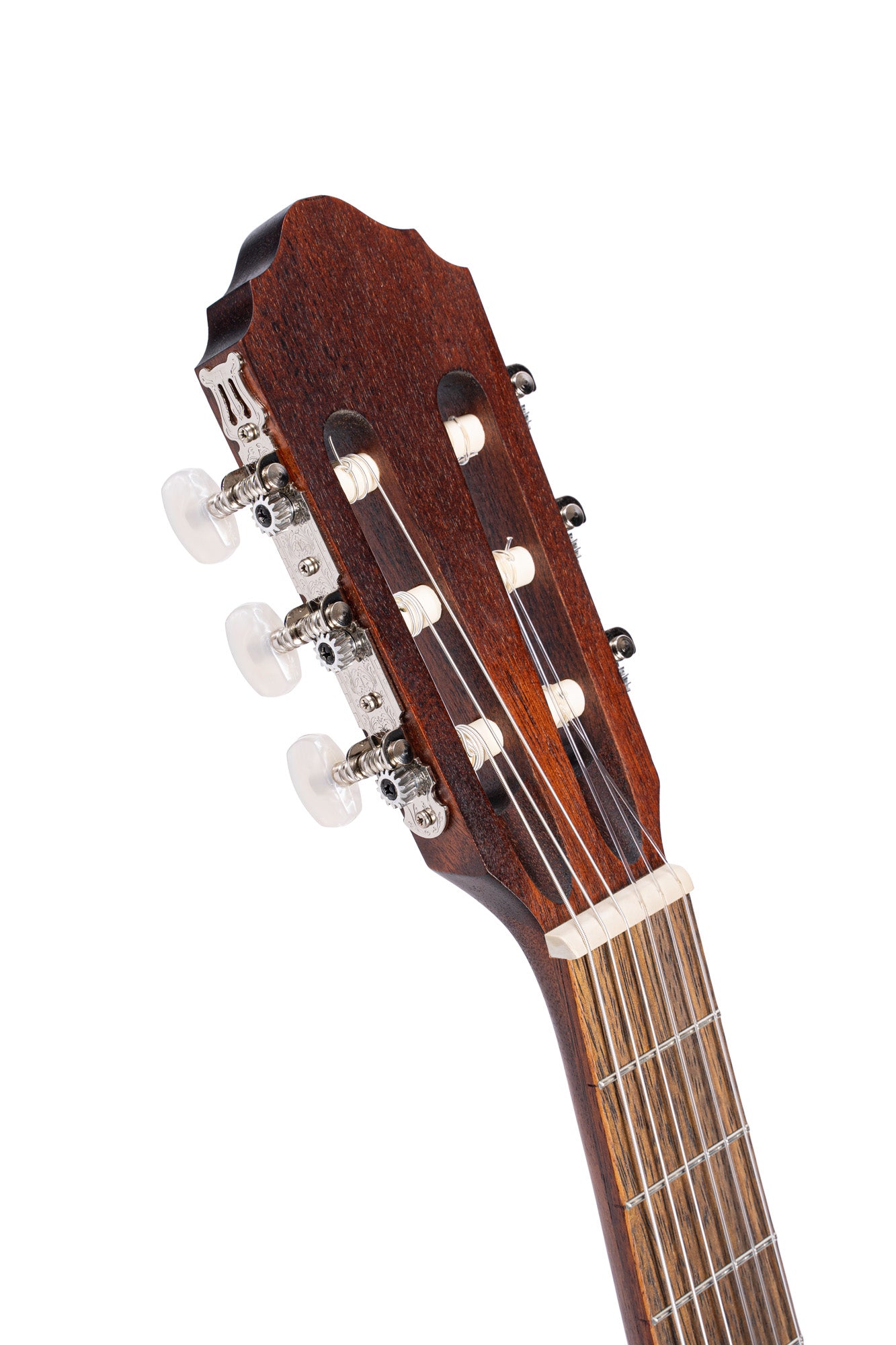 AC200 3/4, table épicéa massif, f/e acajou, manche acajou, touche merbau, sillet 45 mm, housse, naturel pores ouverts