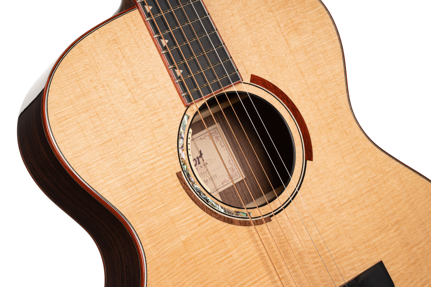 ABSTRACT DELTA, série limitée, forme Orchestra Model, table épicéa Sitka, fond & éclisses pau ferro, EQ LR Baggs Anthem, étui