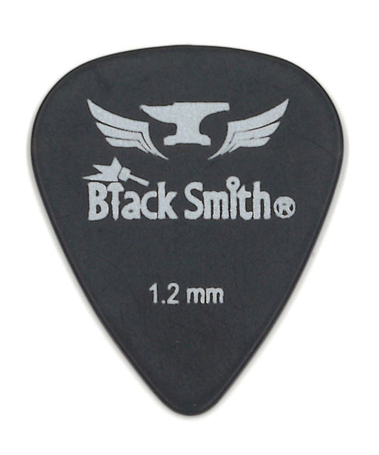 Sachet de 10 médiators Carbon Waterdrop Heavy 1.2 mm, noir