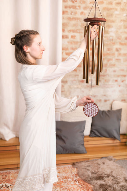 CHIMES SONIC ENERGY FLOWER OF LIFE 36"