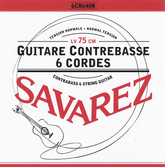 Jeu classique pour guitare basse 6 cordes, corde vibrante 75 cm