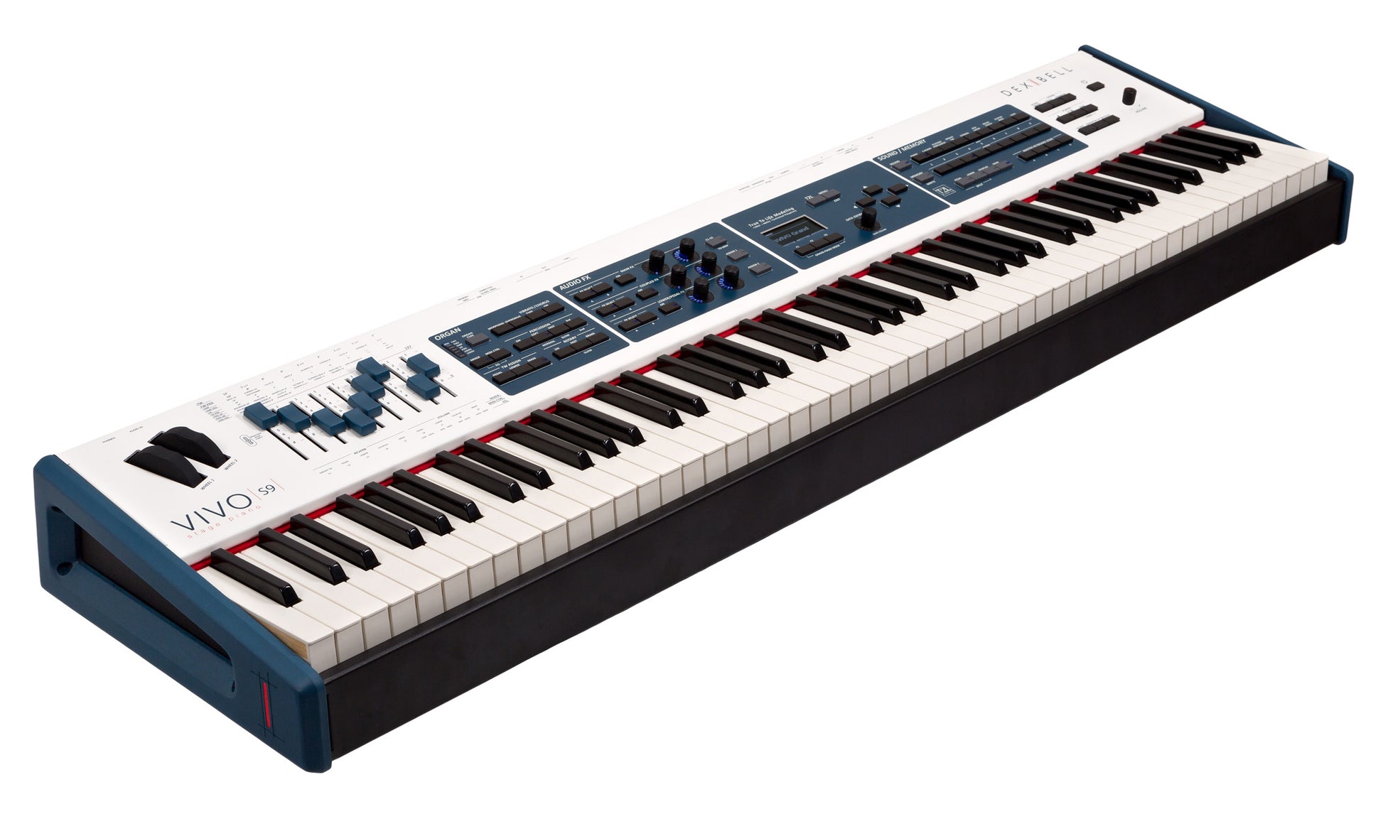 Piano numérique de scène Dexibell Vivo S9 | 88 notes, toucher lourd hybride