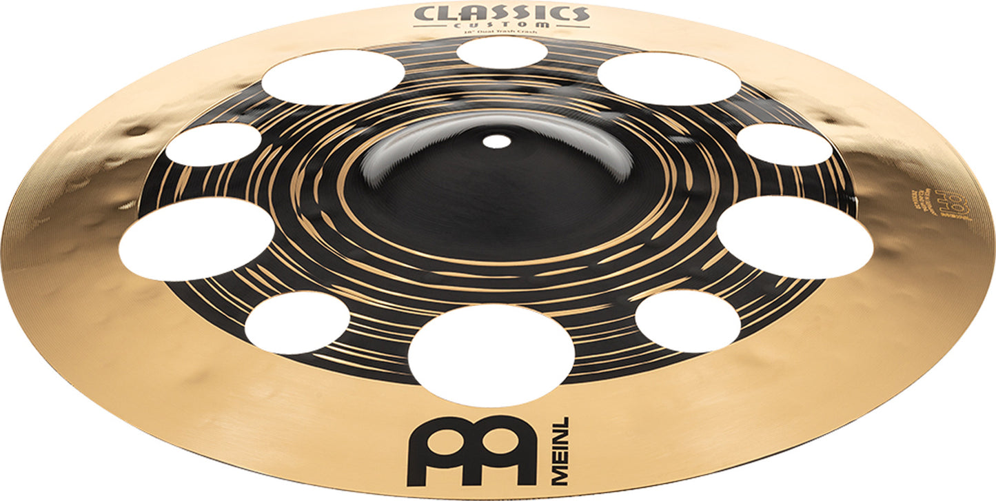 TRASH CRASH MEINL 18" CLASSICCUSTOM DUAL