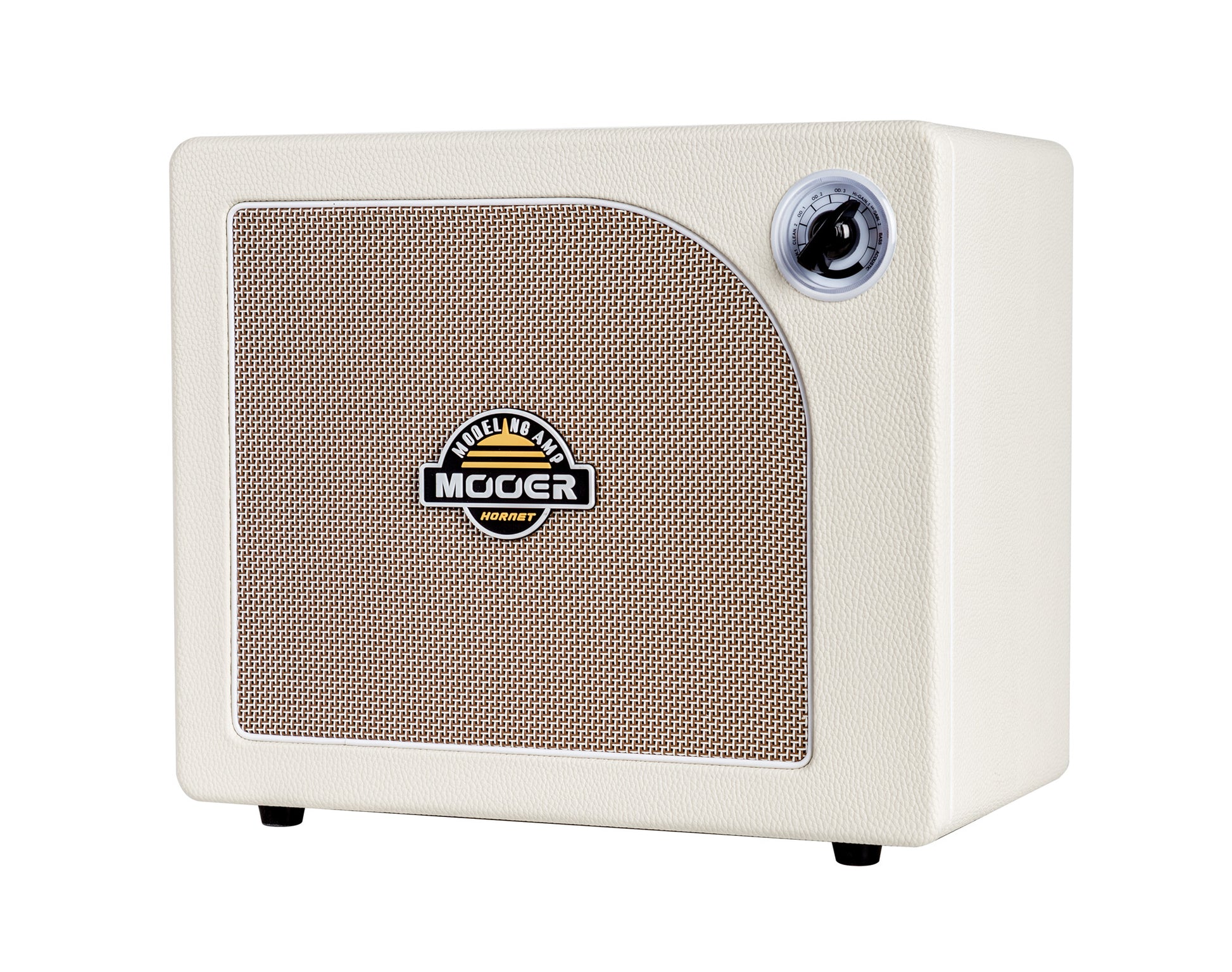 Ampli HORNET 30 WHITE, 30W, HP 8", 9 modélisations d'amplis haute-qualité, effets Modulation/Délai/Réverb, blanc
