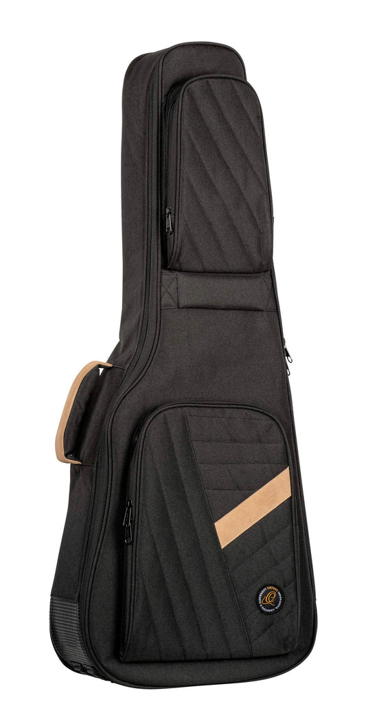 OGBCL-DLX-BK, housse Deluxe pour guitare classique 4/4, coton résistant et déperlant, rembourrage intérieur 20mm, 2 poches, noir