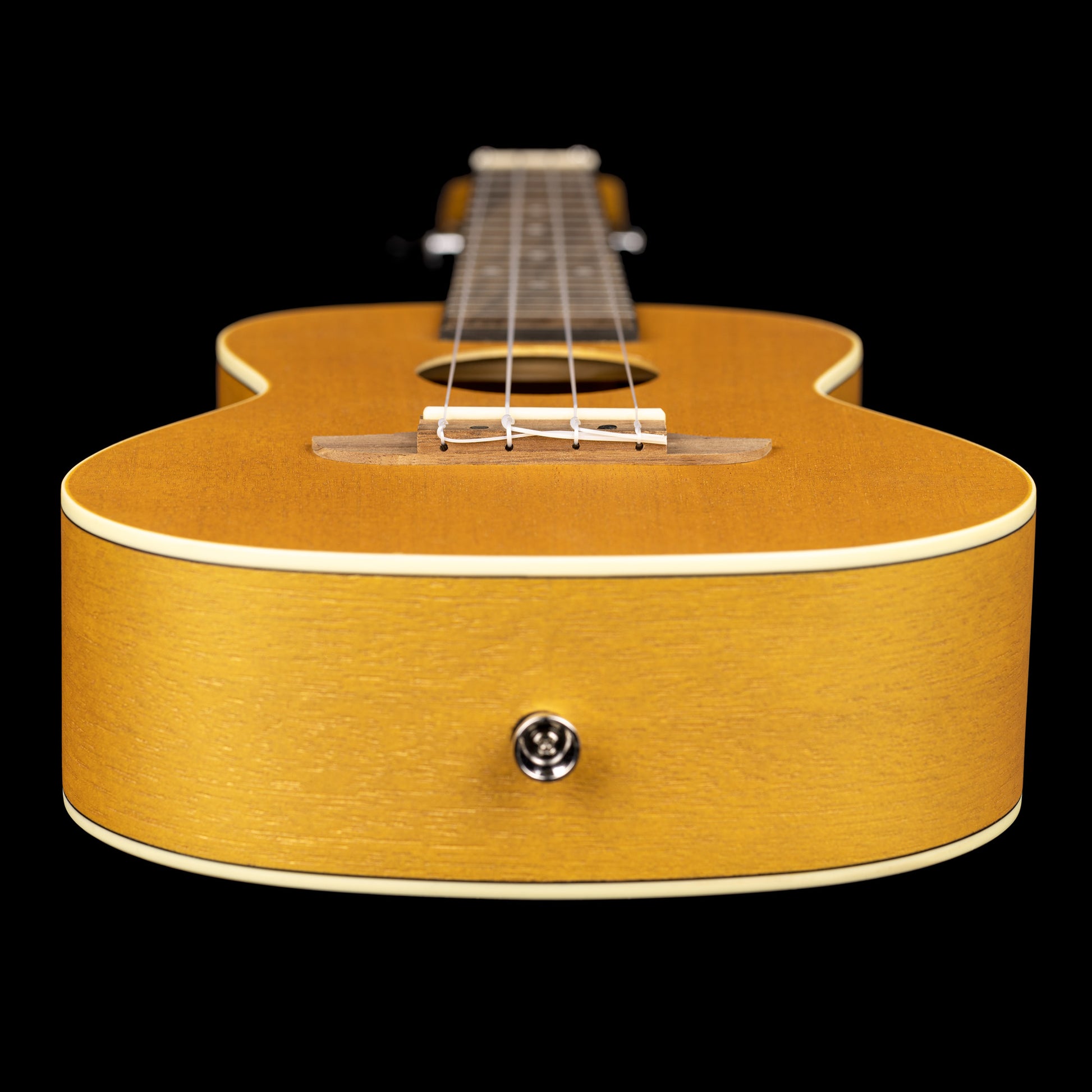 RUGOLD, modèle Concert, table okoume, fond & éclisses okoume, manche acajou, or satiné