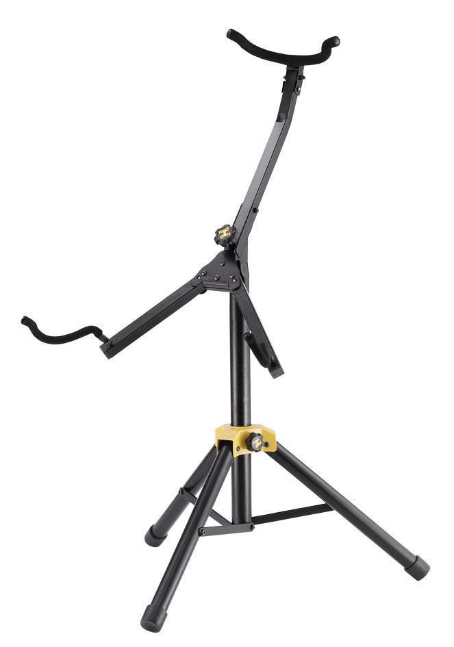 Support sousaphone, étrier supérieur repliable avec mousse SFF (hauteur: 111 cm, poids: 4.7 kg, taille replié: 86 x 24 cm)