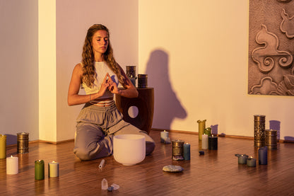 SINGING BOWL SONIC ENERGY CRISTAL 9"