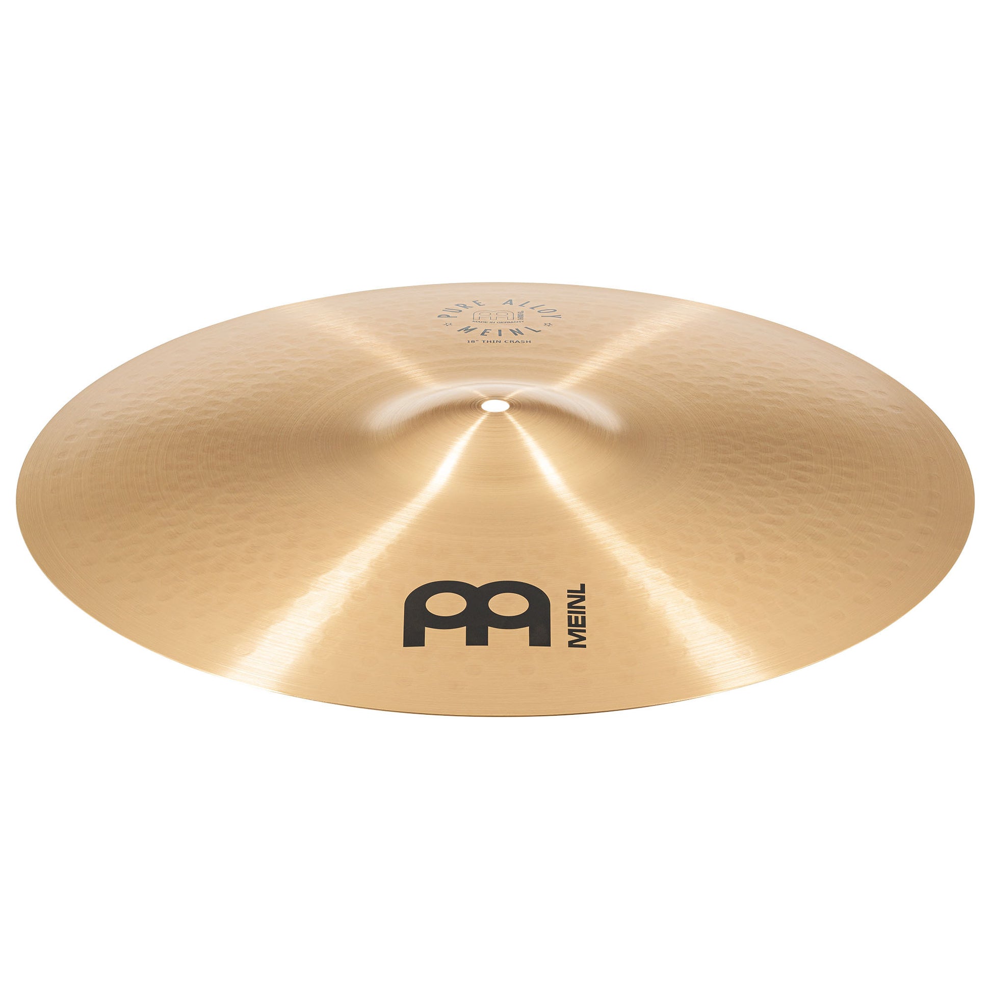 Thin Crash 18" Meinl Pure Alloy fini Traditional martelé
