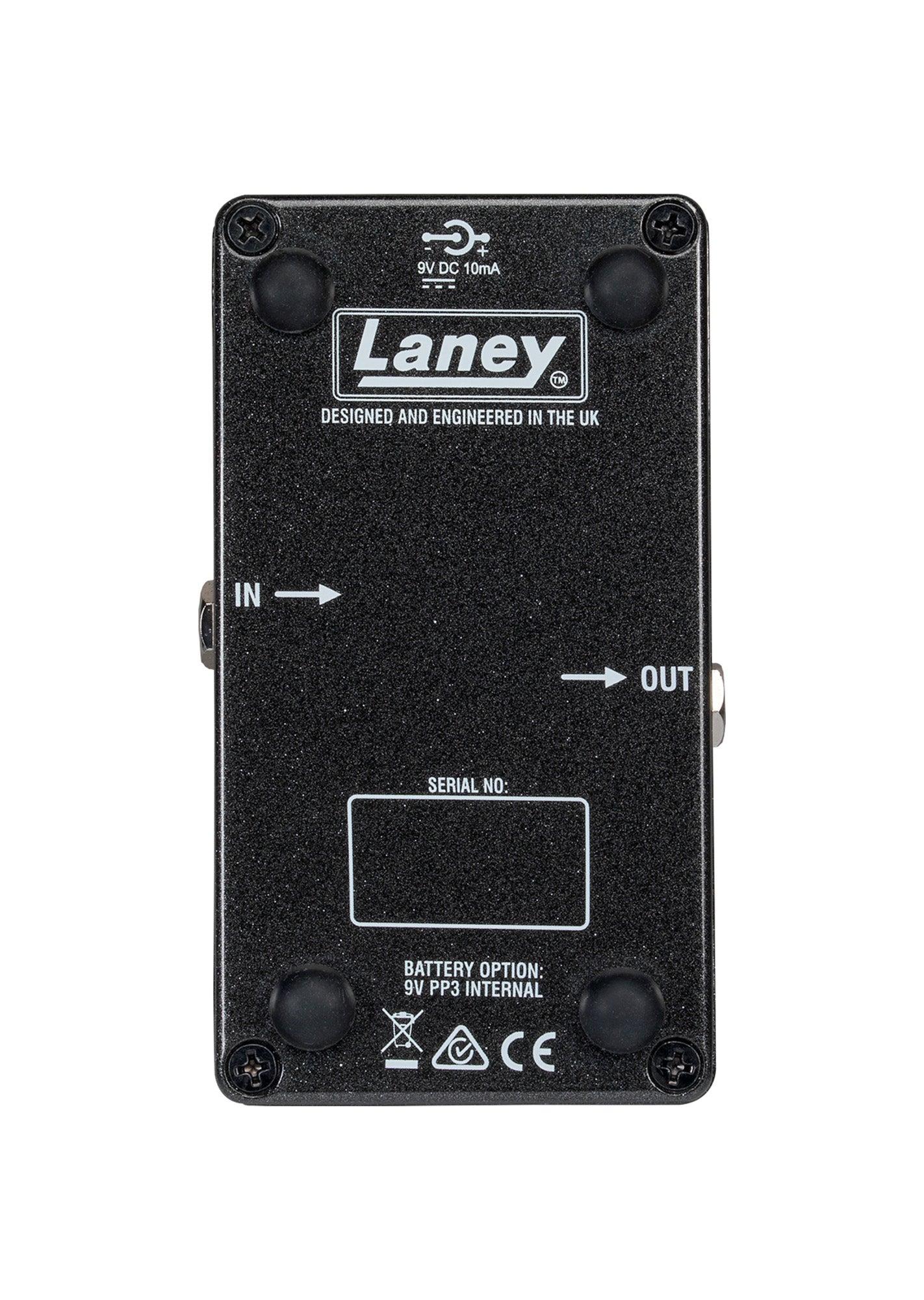 Pédale distorsion MONOLITH, 3 modes, switch silencieux, boitier métal, blanc et rouge