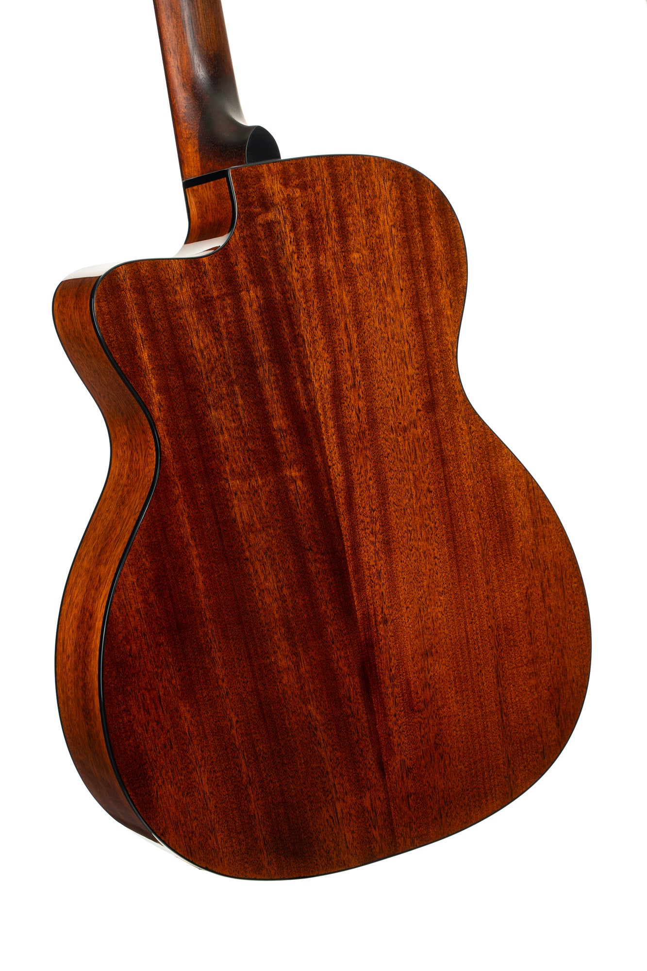 L60, forme Orchestra Model, pan coupé, table épicéa massif, fond & éclisses acajou, touche laurier, EQ CE304T, naturel brillant