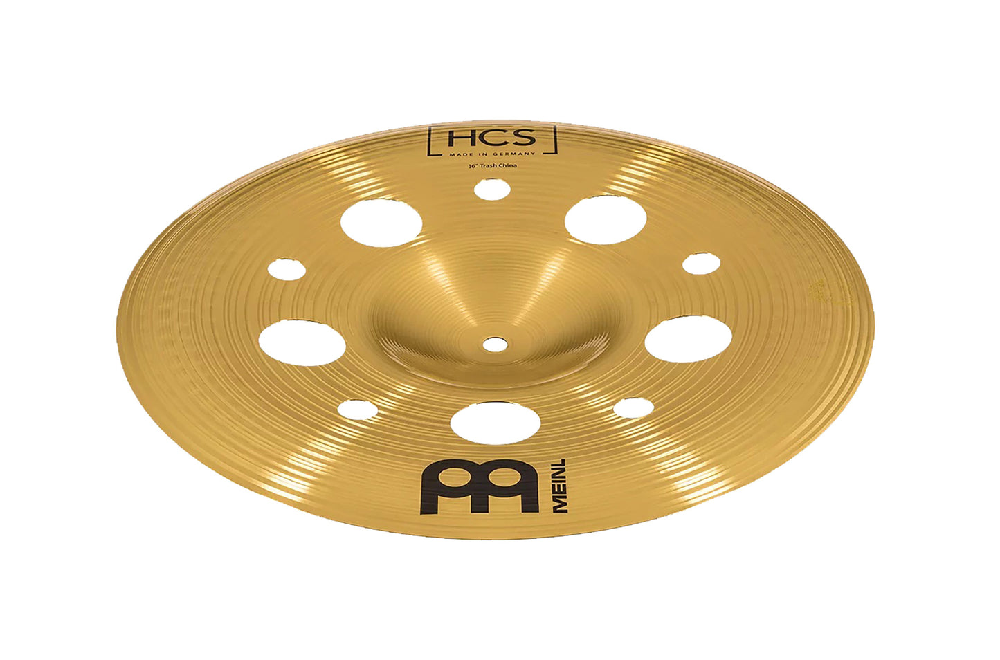 CHINOISE MEINL 16" TRASH HCS, ALLIAGE LAITON MS63, FINITION TRADITIONNELLE