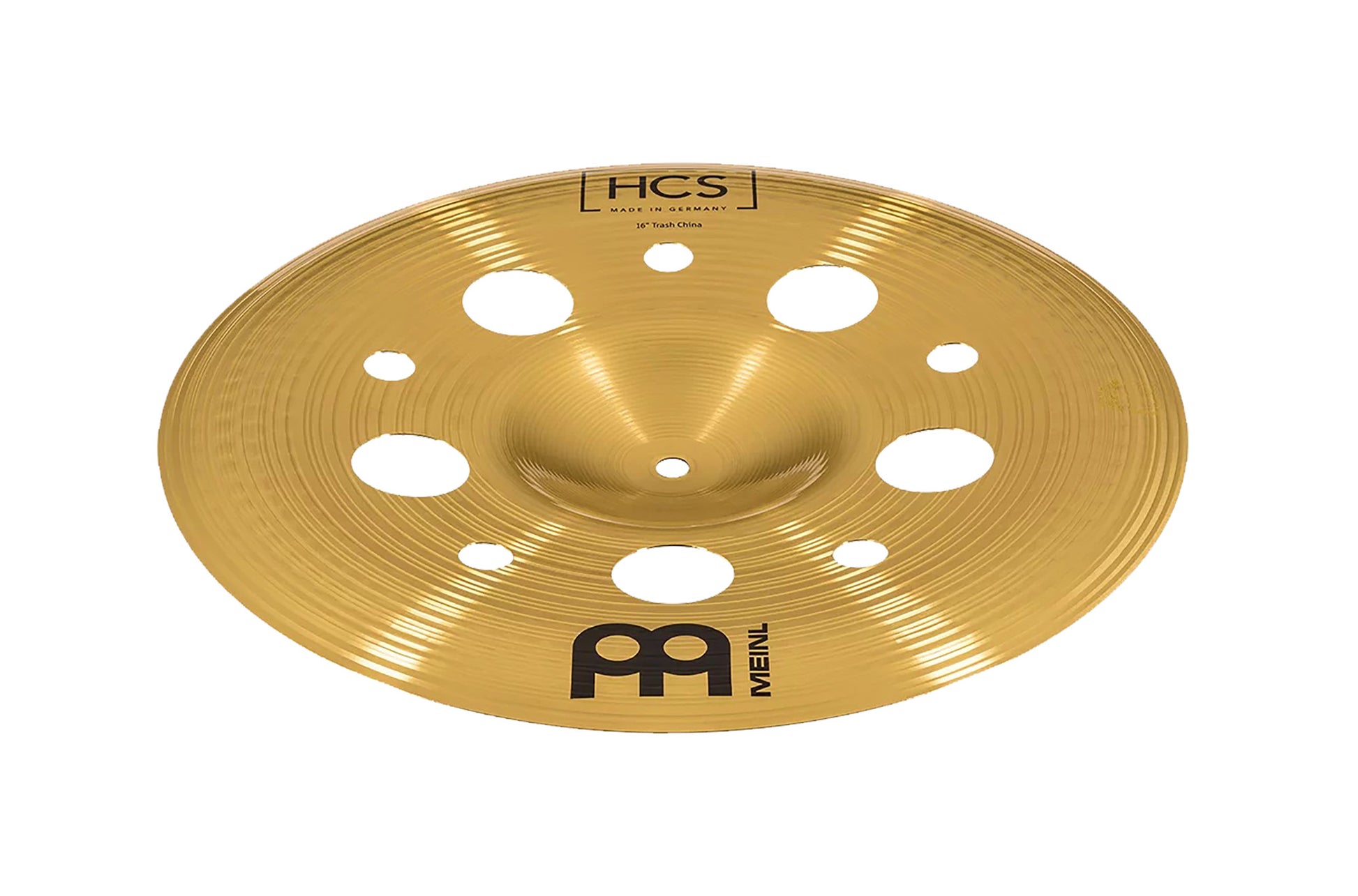 CHINOISE MEINL 16" TRASH HCS, ALLIAGE LAITON MS63, FINITION TRADITIONNELLE