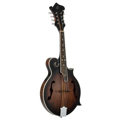 RMF30, mandoline 8 cordes style F, table épicéa, fond & éclisses érable, manche érable, whiskey burst satiné