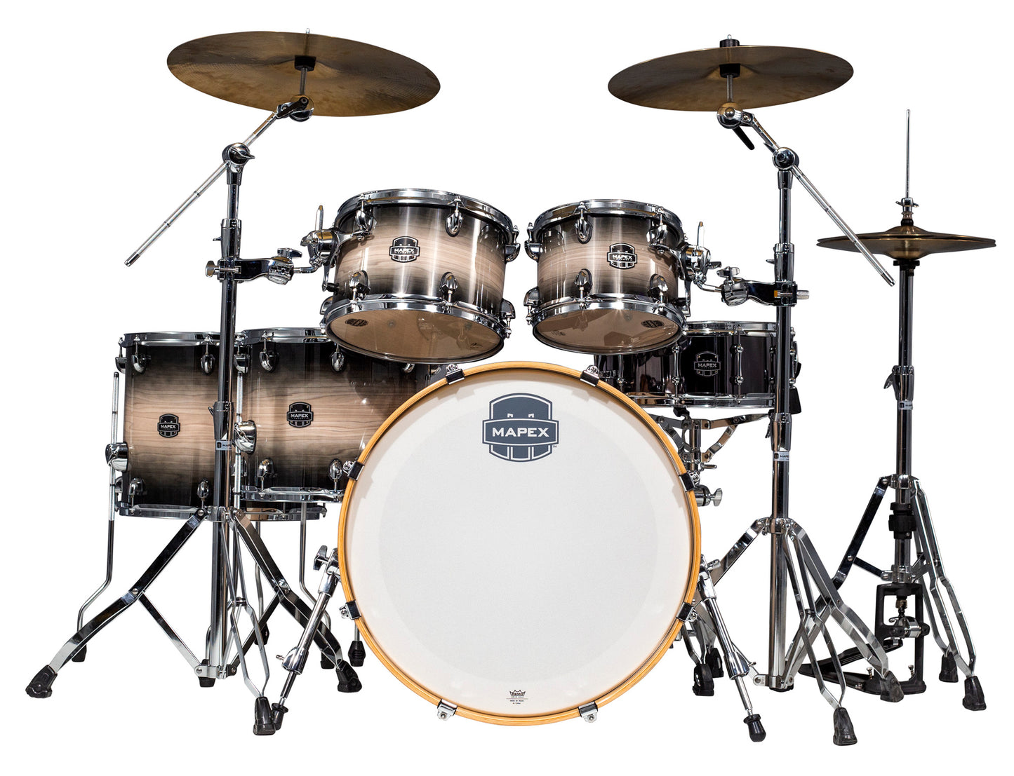 MAPEX ARMORY STUDIO 6 FUTS BLACK BURST. Série limitée