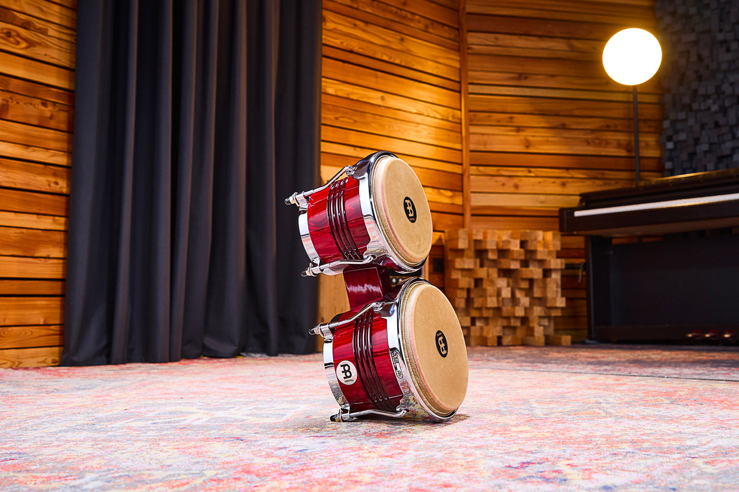 Bongos Meinl Marathon Exclusive 6" 3/4 & 8" Bordeaux Chromé