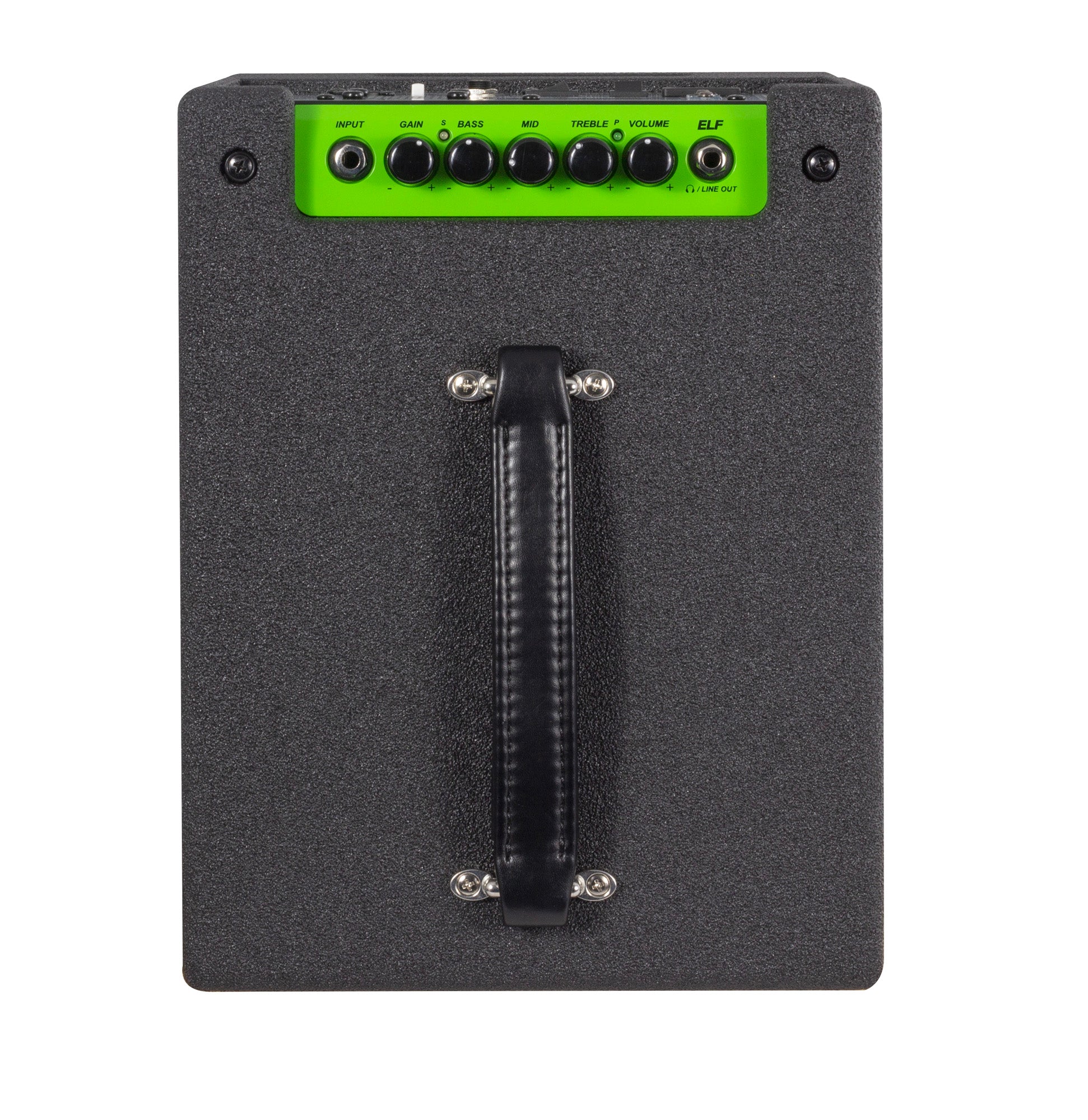 Ampli basse 200W, HP 1x 8", EQ 3 bandes, contrôle du Gain, sortie DI, sortie casque, finition noir