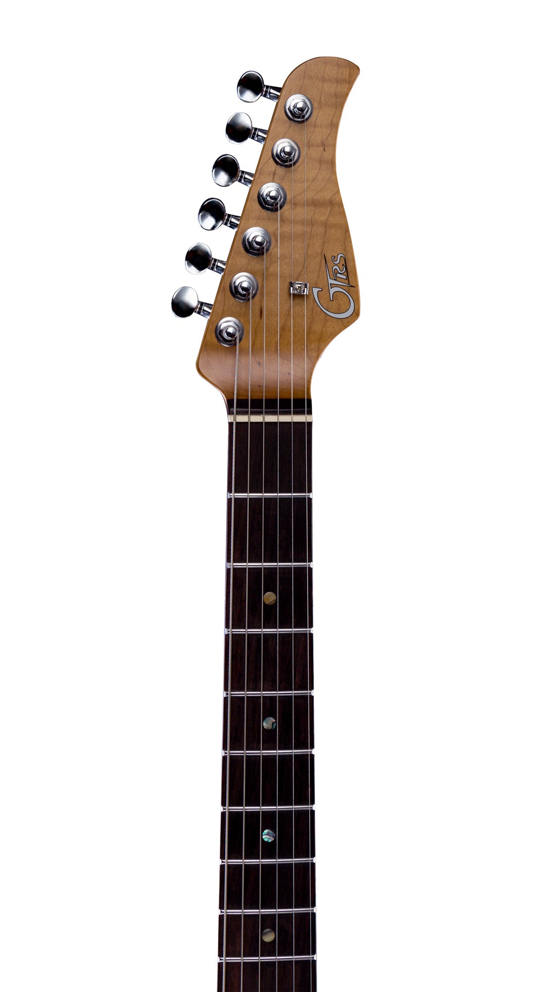 GTRS P800, corps aulne, manche érable flammé torréfié, touche palissandre, micros et processeur GTRS, tiffany blue