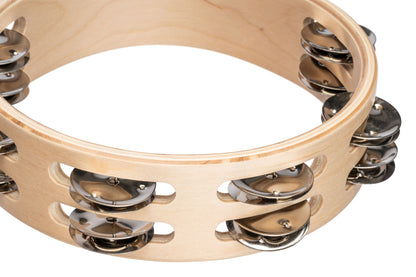 TAMBOURIN NINO BOIS 8"/2 RANGS