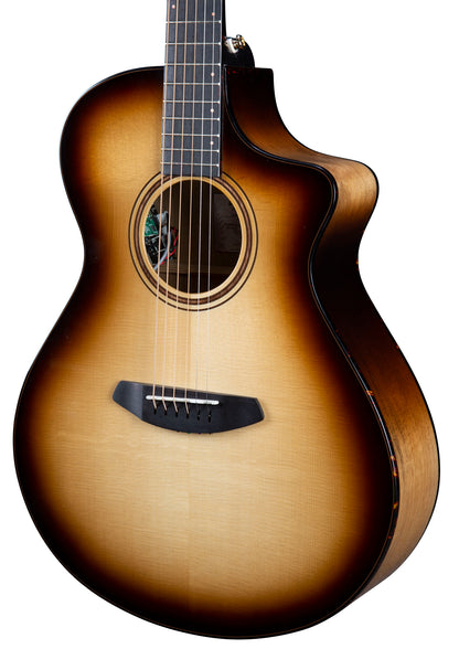 ARTISTA PRO CONCERT BURNT AMBER CE, pan coupé, table épicéa massif, f/e myrtlewood massif, EQ Fishman Flex Plus-T, étui