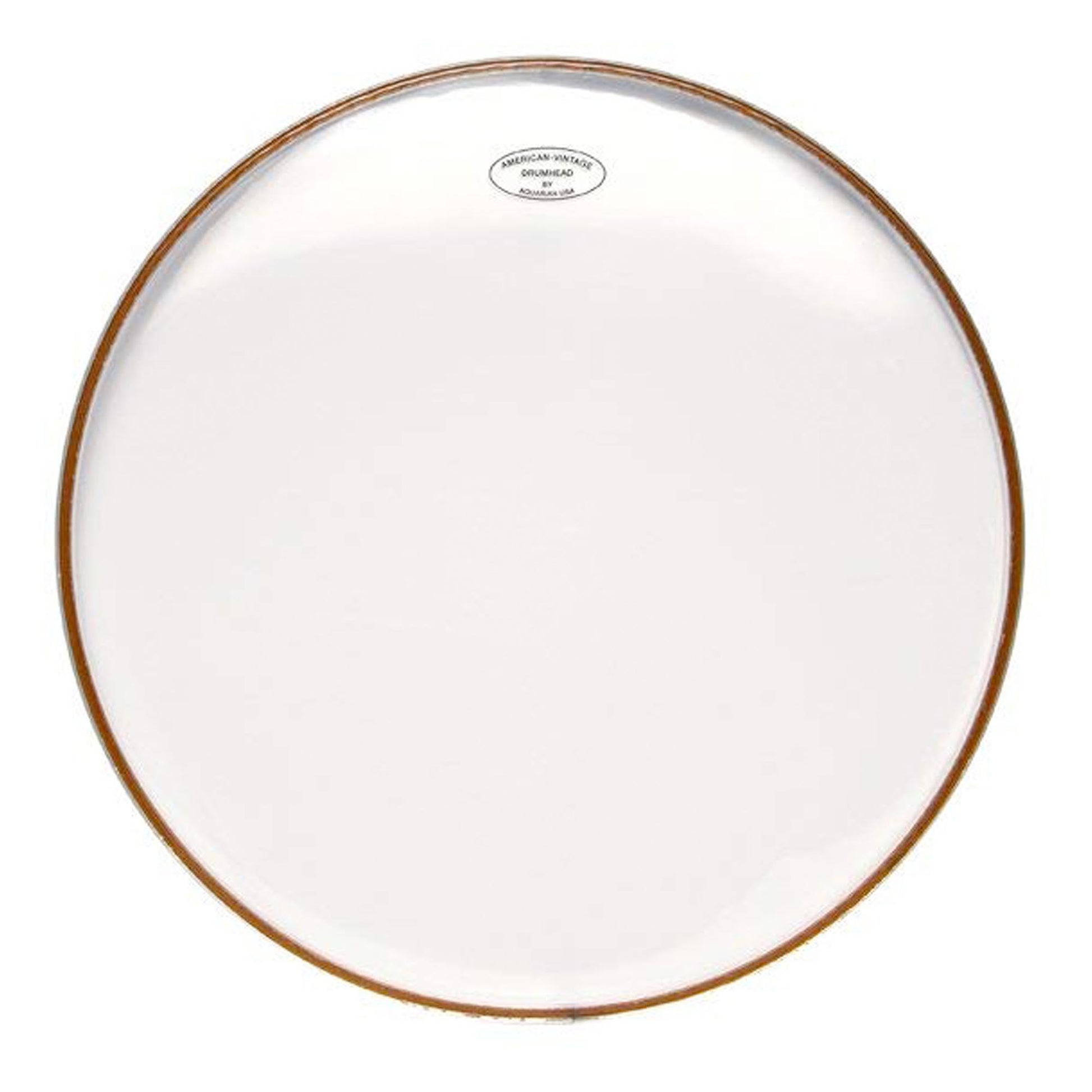 Peau American Vintage 14", pour caisse claire, 1 pli médium (0.25mm), cercle plus large pour fût vintage, aspect peau animale
